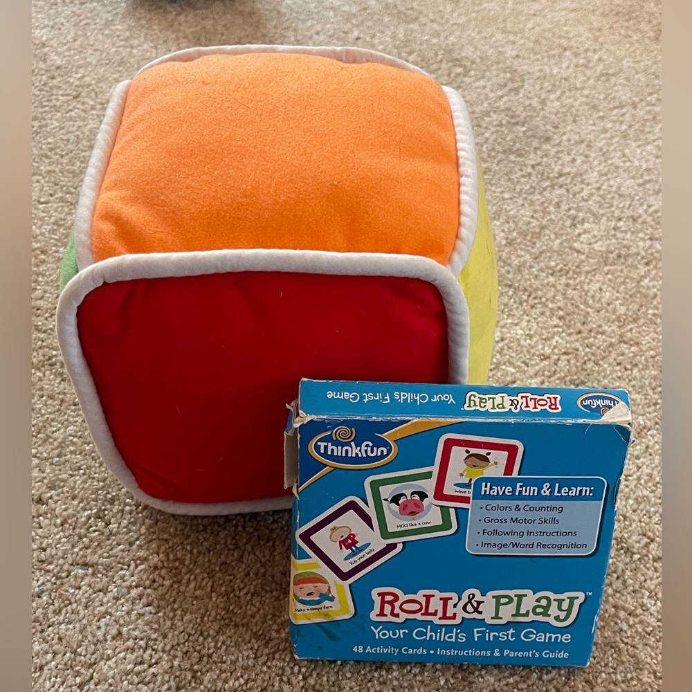Roll and Play Card/Dice toddler Game